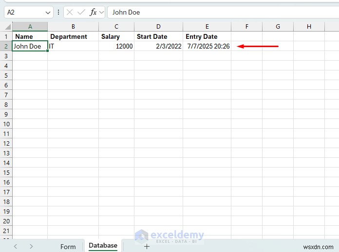 VBA와 이름 정의 범위(Named Range)로 자동 초기화되는 Excel 입력 양식 만들기