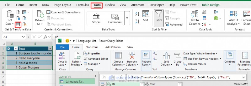 파워 쿼리와 VBA로 엑셀(Excel) 셀 언어 자동 감지하기