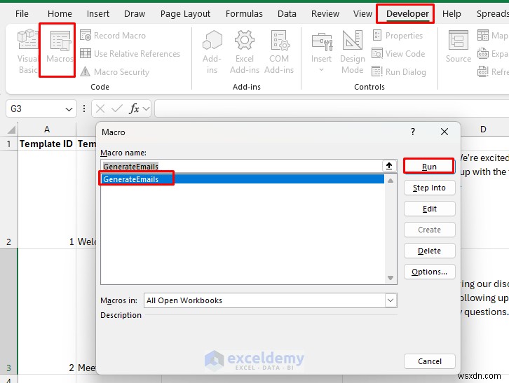 엑셀(Excel) 템플릿으로 동적 이메일 생성기 구축하기 – VBA 자동화 완벽 가이드