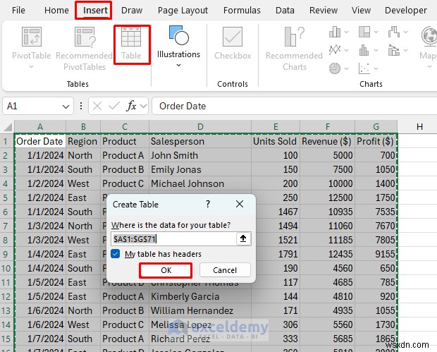 VBA 없이 Excel 양식 컨트롤로 대화형 대시보드 만드는 방법
