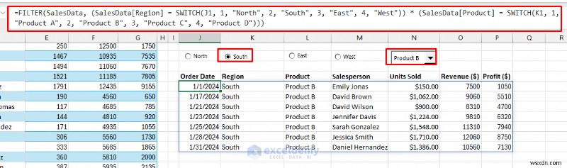 VBA 없이 Excel 양식 컨트롤로 대화형 대시보드 만드는 방법