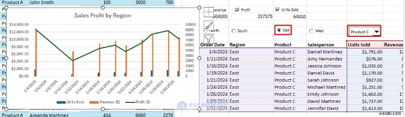 VBA 없이 Excel 양식 컨트롤로 대화형 대시보드 만드는 방법