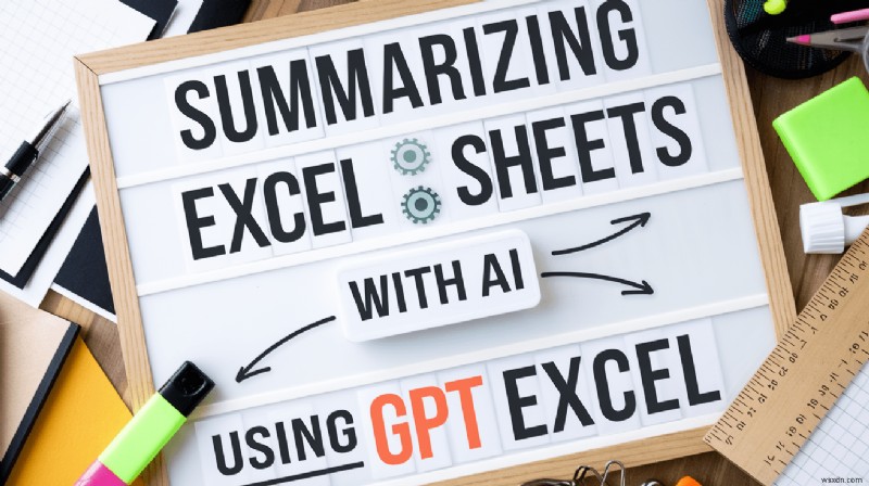 GPT Excel 활용 가이드: AI로 엑셀 복잡한 데이터 요약 자동화하기