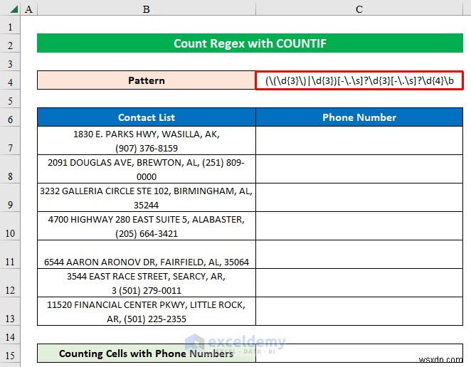 엑셀에서 COUNTIF로 정규식(Regex) 패턴 개수 세기 – 단계별 완벽 가이드