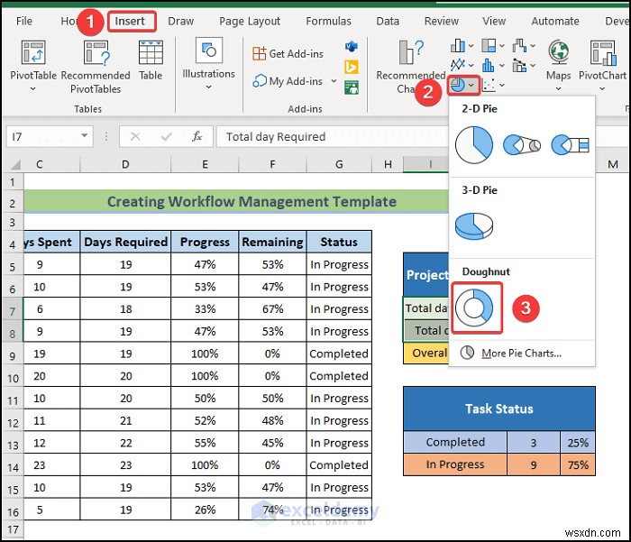 간단한 6단계로 완성하는 Excel 워크플로 관리 템플릿 만들기