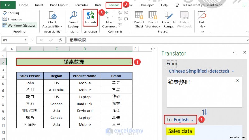엑셀 파일을 영어로 번역하는 2가지 쉬운 방법 (Microsoft 번역기 & Google 번역)