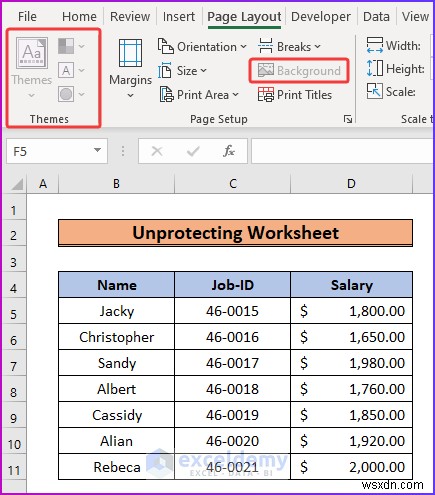 Excel 페이지 레이아웃 탭이 회색으로 비활성화될 때? 4가지 빠른 해결 방법