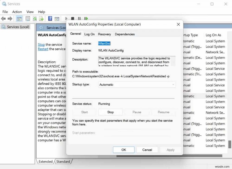 Windows WLAN AutoConfig 서비스를 시작할 수 없습니다 오류 빠르게 해결하는 방법