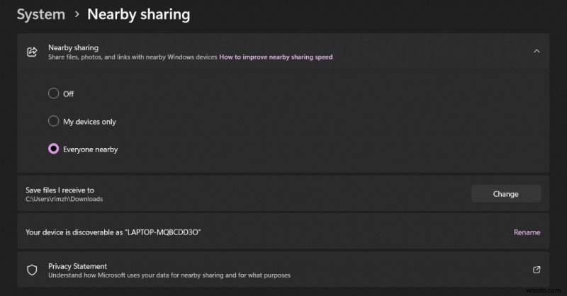 Windows 11 근거리 공유(Nearby Sharing) 작동 안 됨 문제, 검증된 7가지 해결 방법