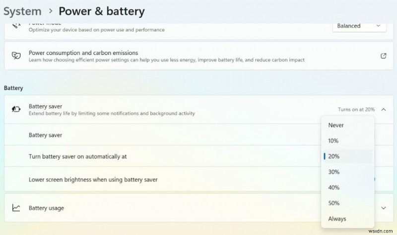 Windows 11에서 배터리 절약 모드 켜는 법, 3가지 방법 총정리