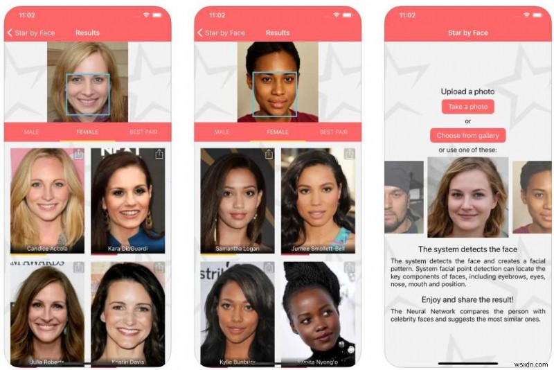 2023년 안드로이드·iOS 최고의 연예인 닮은꼴 찾기 앱 BEST 7