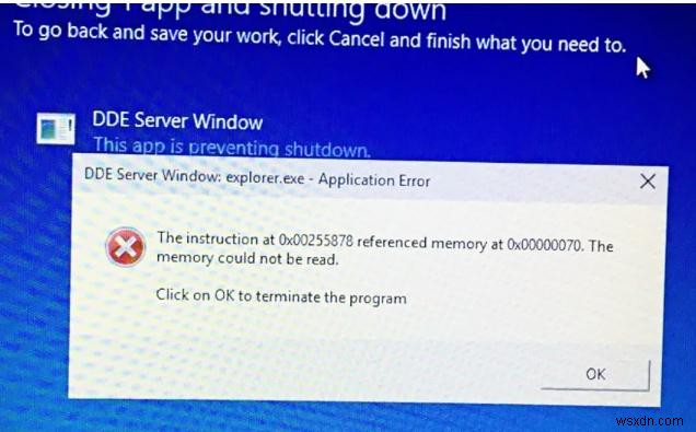 Windows에서 DDE 서버 창 오류로 PC가 꺼지지 않을 때? 원인과 해결 방법 총정리