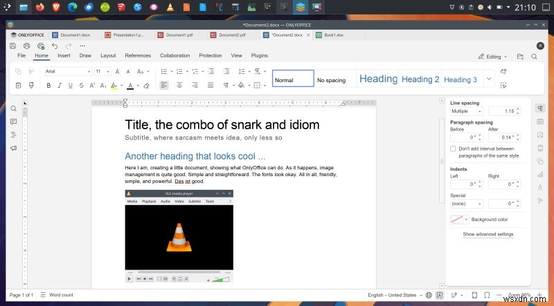 OnlyOffice Desktop Editors 9 리뷰: 최고의 Microsoft Office 대안이 될 수 있을까?