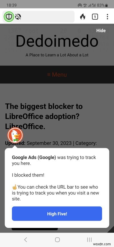 DuckDuckGo 브라우저 사용 후기: 뛰어난 기능성에도 불구하고 아쉬운 광고 차단과 과도한 알림
