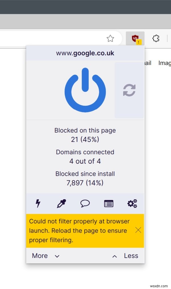 브라우저 시작 시 uBlock Origin 필터가 로드되지 않는 문제 해결 방법