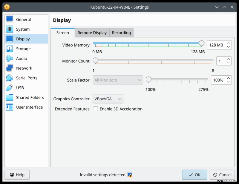 VirtualBox 가상머신 비활성 후 블랙 스크린 문제 해결 방법