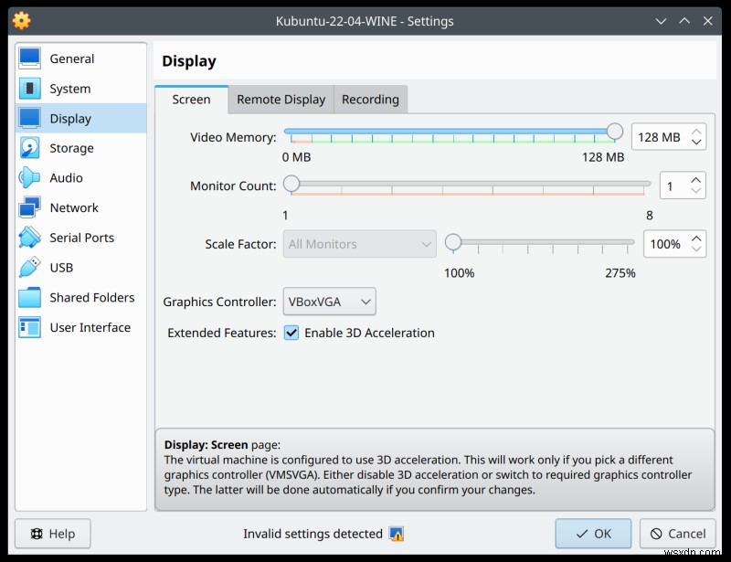 VirtualBox 가상머신 비활성 후 블랙 스크린 문제 해결 방법