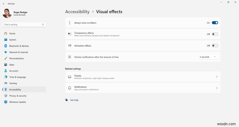 Windows 11 속도 향상을 위한 애니메이션 비활성화 방법