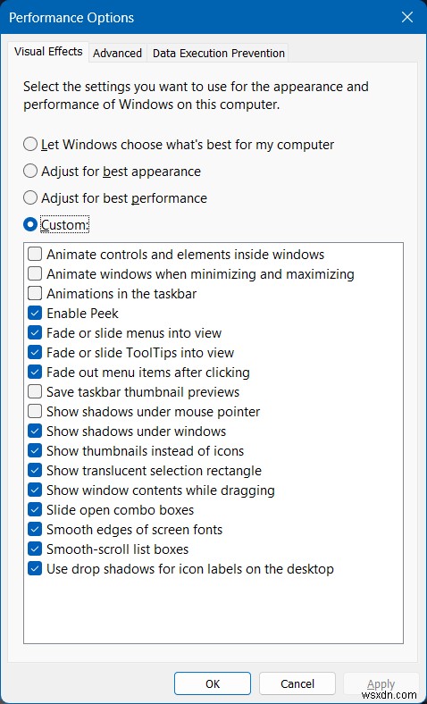 Windows 11 속도 향상을 위한 애니메이션 비활성화 방법