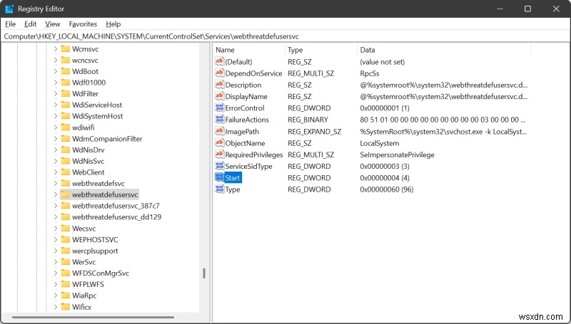 Windows 서비스 변경 시 매개변수가 올바르지 않습니다 오류 해결 방법