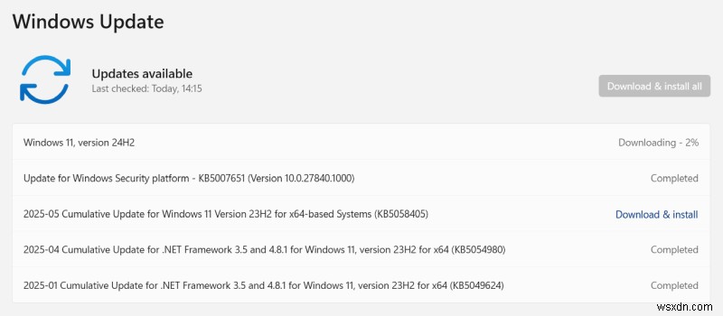 Windows 11 24H2 업데이트 실전 리뷰: 성능 점검과 자주 겪는 문제들