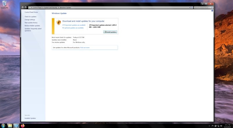 2025년, Windows 7을 다시 만나다: 향수가 아니라 현실