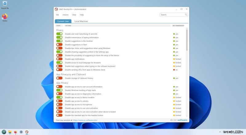 O&O ShutUp10++와 AppBuster: 윈도우 11 디톡스를 위한 필수 소프트웨어