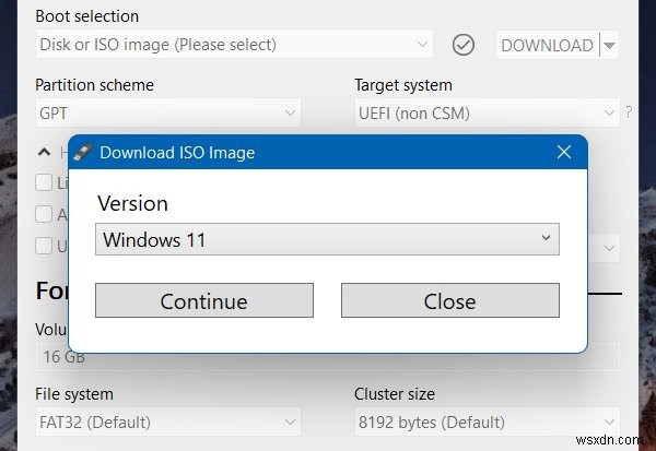 Rufus – 부팅 가능한 USB 드라이브 제작을 위한 신뢰할 수 있는 Windows 도구