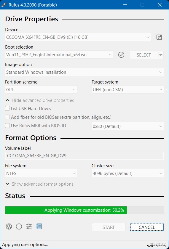 Rufus – 부팅 가능한 USB 드라이브 제작을 위한 신뢰할 수 있는 Windows 도구