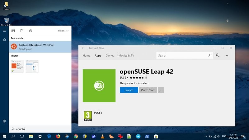 Linux용 Windows 하위 시스템(WSL): Windows 10에서 리눅스 배포판과 앱 실행하기