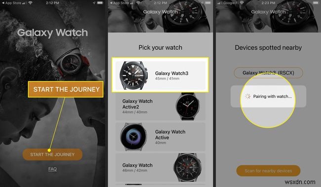 Galaxy Watch를 iPhone에 연결하는 방법