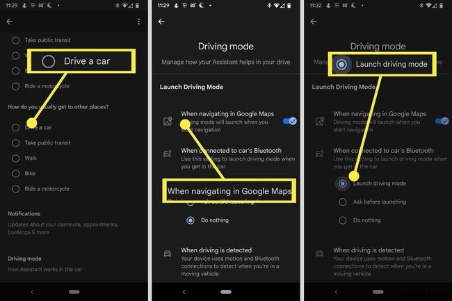 Google 어시스턴트 운전 모드 설정에 액세스하는 방법