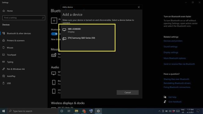 Windows 10에서 Bluetooth를 켜는 방법