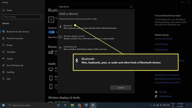 Windows 10에서 Bluetooth를 켜는 방법