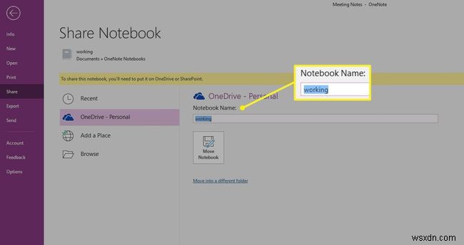 OneNote를 OneDrive 계정에 동기화하는 방법