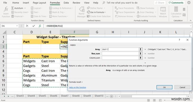 여러 기준으로 Excel 조회 수식을 만드는 방법