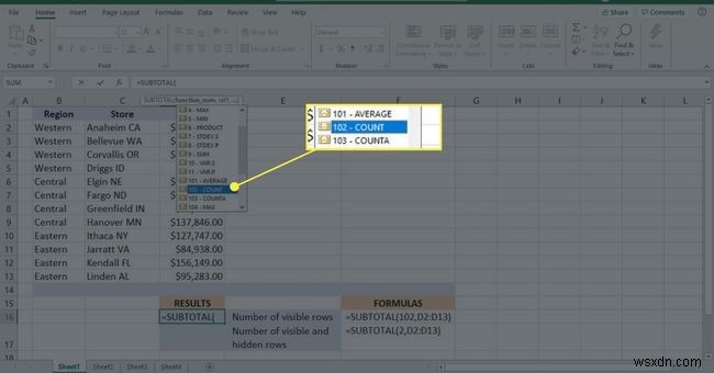 Excel 소계 기능 사용 방법