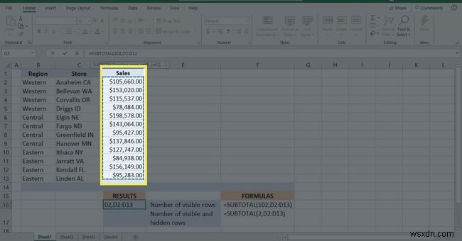 Excel 소계 기능 사용 방법