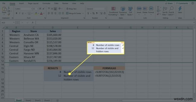 Excel 소계 기능 사용 방법