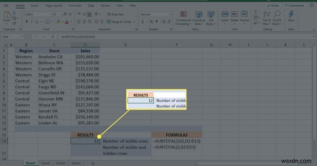 Excel 소계 기능 사용 방법