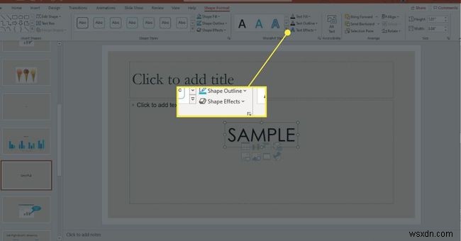 PowerPoint에서 곡선 텍스트를 사용하는 방법