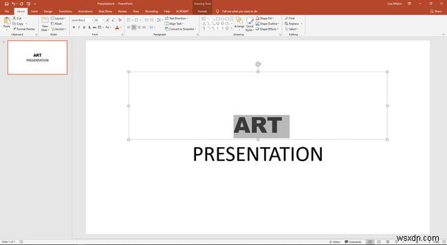 PowerPoint Format Painter로 텍스트 서식 지정 방법