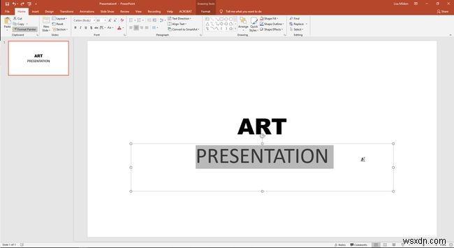 PowerPoint Format Painter로 텍스트 서식 지정 방법