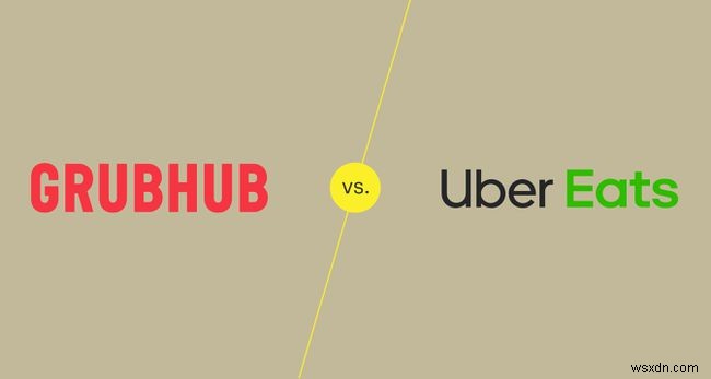 음식 배달 앱 전쟁:Grubhub 대 Uber Eats