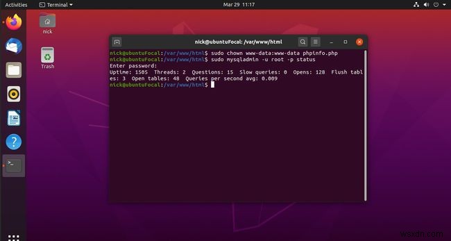 Ubuntu를 사용하여 LAMP 웹 서버를 만드는 방법