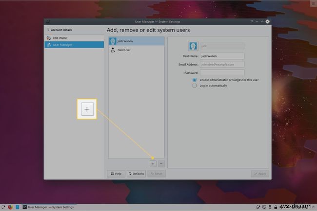 KDE 플라즈마 데스크탑에서 Linux 사용자를 추가하는 방법