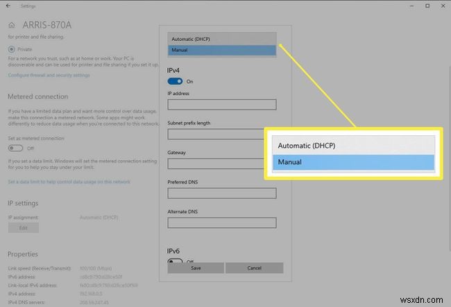 DHCP 비활성화 방법