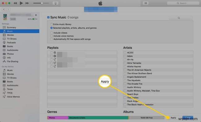 iTunes 동기화:특정 노래만 동기화하는 방법