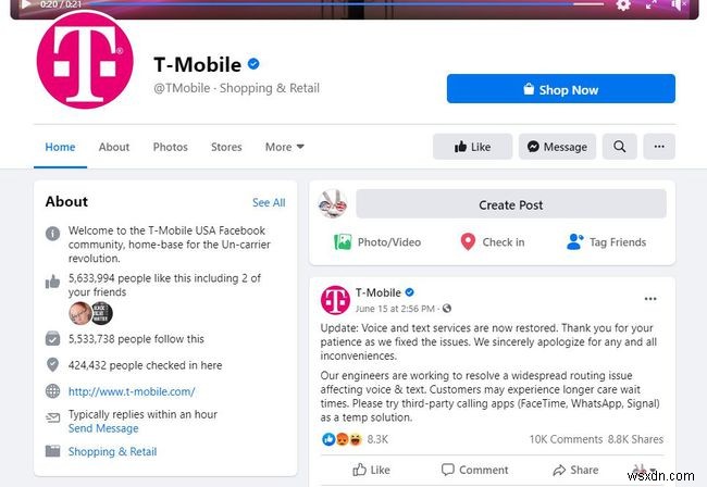 T-Mobile이 다운된 것입니까... 아니면 당신만의 문제입니까?