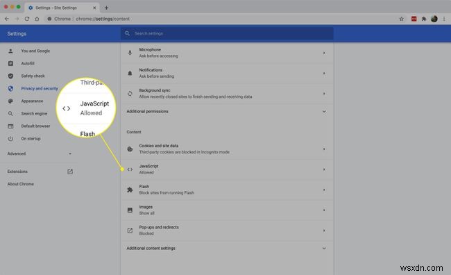 Chrome에서 JavaScript를 비활성화하는 방법